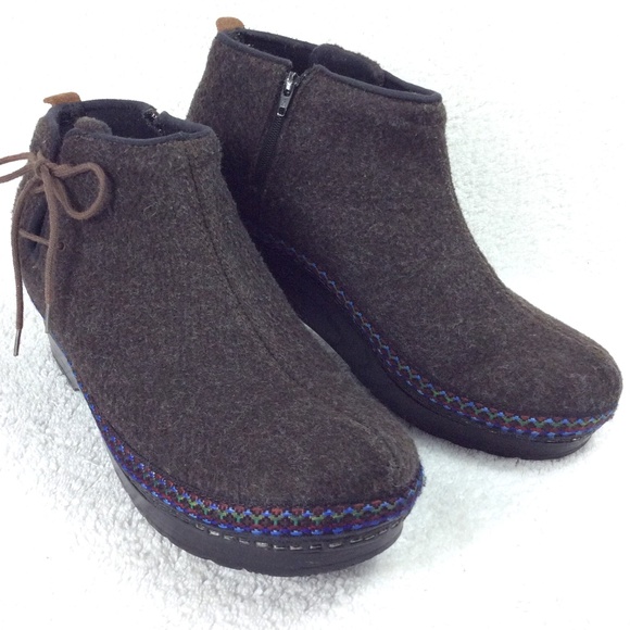 Dansko Shoes - Dansko FIA Wool Felt Booties 8.5/39 Boots Clogs